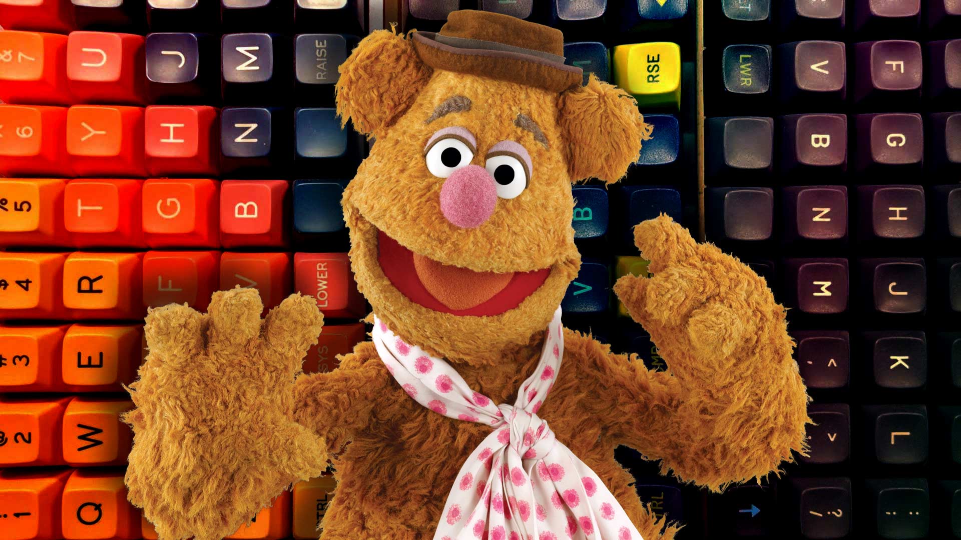 The First Keyboard I Loved Had Fozzie Bear on it